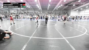 85 lbs Rr Rnd 1 - Kash Clementi, TNWC Blue vs Mekai Lawniczak Hons, Ragin Raisins Catawba MS