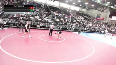 6A 120 lbs Cons. Round 2 - Asher Millward, Skyridge vs Calin Olson, Riverton