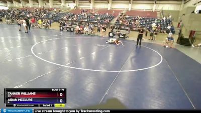 102 lbs Cons. Round 3 - Tanner Williams, OH vs Aidan McClure, IL