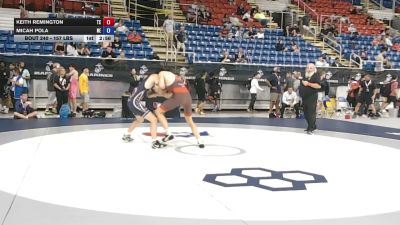 157 lbs Champ. Rd Of 128 - Keith Remington, Texas vs Micah Pola, Nebraska