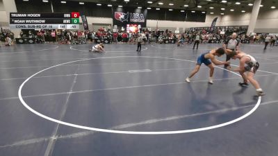 138 lbs Cons. Sub-rd Of 16 - Truman Hogen, Iowa vs Noah Wuthnow, Abilene Kids Wrestling Club
