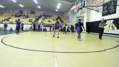 190 lbs Quarterfinal - Shantee Suke, Mcloud HS Girls vs Keiannah Curtis, Fayetteville Girls HS