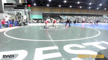 160 lbs Consi Of 16 #2 - Christian Anaya, 209 Wrestling Academy vs Nathan Paul, Wasco Wrestling
