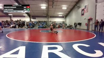 126 lbs Cons. Round 5 - Lane Schaff, Natrona County vs Colson Siemens, Natrona County