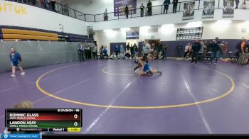 98 lbs 3rd Place Match - Landon Asay, Lovell Middle School vs Dominic Glass, Cody Middle School