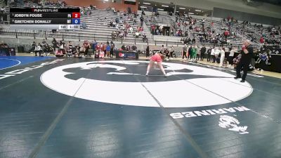 U20 Women - 68 lbs Quarters - Jordyn Fouse, PA vs Gretchen Donally, MT