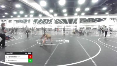 58 lbs Rr Rnd 5 - Jesse Hernandez, No Team vs Logan Hansen, Simi Valley Vandals Elite