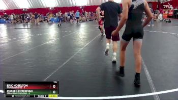 113 lbs Round 2 (6 Team) - Eric Hoselton, Thunderbird WC vs Chase Heimerman, Cedar Grove-Belgium