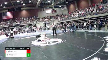 Cons. Round 3 - Tyler Payne, Green Canyon vs Coulter Talbert, Desert Hills