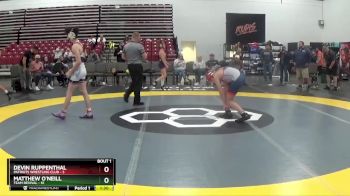 119 lbs Quarterfinals (8 Team) - Matthew O`Neill, Team Revival vs Devin Ruppenthal, Patriots Wrestling Club