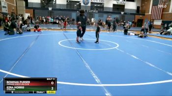 40-42 lbs Round 3 - Bowman Purser, Charger Wrestling Club vs Ezra Morris, SYRACUSE
