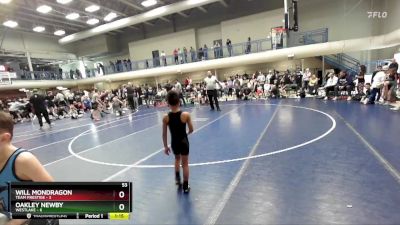 53 lbs 2nd Wrestleback (16 Team) - Oakley Newby, Westlake vs Will Mondragon, Team Prestige