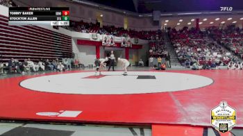 132 lbs Finals (8 Team) - Tommy Baker, EDMOND NORTH vs Stockton Allen, STILLWATER