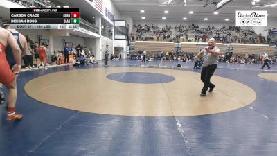184 lbs Consi Of 16 #2 - Carson Crace, Cornell vs Deegan Ross, Clarion