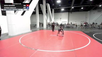 80 lbs Consolation - Sofia Navarro, Delano Diablos WC vs Alysiah Grijalva, Hotshots Wrestling