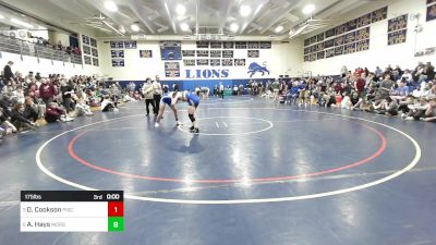 190 lbs Consolation - Ian Friend, Mattanawcook vs Gregory Brunk, Bonny Eagle