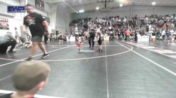 35 lbs Quarterfinal - Karsyn Filby, Collinsville Cardinal Youth Wrestling vs Lincoln Francis, Sperry Wrestling Club