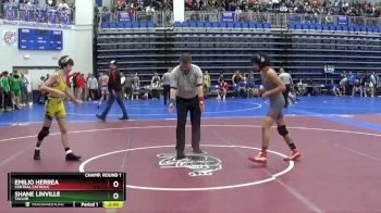 113 lbs Champ. Round 1 - Shane Linville, TAYLOR vs Emilio Herrea, CENTRAL CATHOLIC