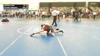 110-I lbs Round Of 32 - Marcello Bari, Cordoba Trained vs Zachary Henschel, Mac Arthur