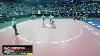 165 lbs Champ. Round 1 - Lucas McBee, Owen Valley vs William Vander Luitgaren, Center Grove