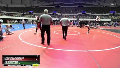 Rookie 3-5 76 Cons. Round 1 - Myles Shackelford, Guerrilla Wrestling (GWA) vs John Gieffels, Cavalier Wrestling Club