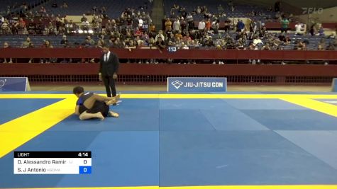 Diego Alessandro Ramirez vs Stellan J Antonio 2024 Pan IBJJF Jiu-Jitsu No-Gi Championship