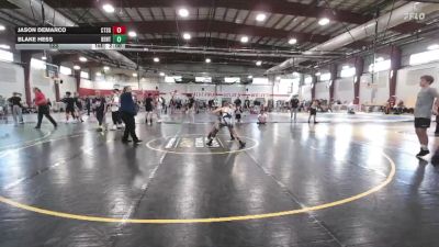 123 lbs Placement - Jason DeMarco, CT Sneaky Golem`s vs Blake Hess, Benton