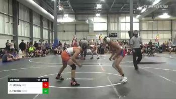 132 lbs 3rd Place - Tavius Hosley, Patton Trained vs Anthony Montez, Young Guns