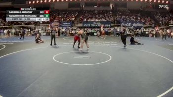 G 235 lbs Semifinal - Gabrielle Anthony, Zachary Girls vs Allison Flores Hernandez, Baton Rouge Girls