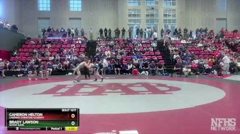 132 lbs Quarterfinal - Cameron Helton, Lakeway Christian Academy vs Brady Lawson, Notre Dame