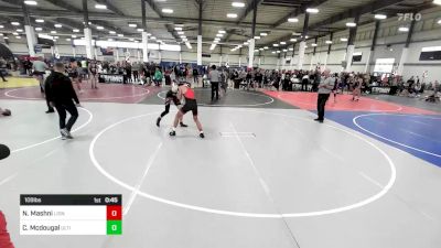 109 lbs Consi Of 8 #1 - Noah Mashni, Lions WC vs Connor Mcdougal, Ultimate WC