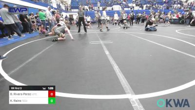 Rr Rnd 3 - Bairon Rivera Perez, Lone Grove Takedown Club vs Kaleb Rains, Tecumseh Youth Wrestling