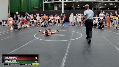 60 lbs Semis (4 Team) - Jair Almaraz, Takedown Elite vs Nolan Gatt, Backyard Brawlers