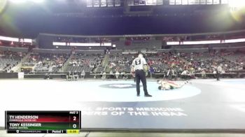 120 lbs 3rd Place Match - Ty Henderson, Evansville Mater Dei vs Tony Kessinger, Floyd Central