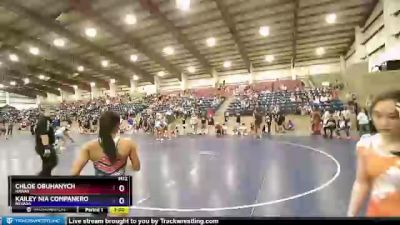 105 lbs Cons. Round 3 - Chloe Obuhanych, Hawaii vs Kailey Nia Companero, Nevada