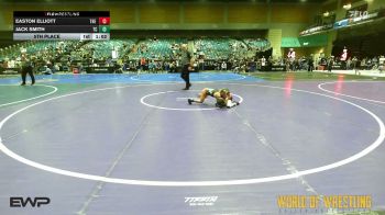 55 lbs 5th Place - Easton Elliott, The Dalles Aztec Wrestling vs Jack Smith, Team Coalinga