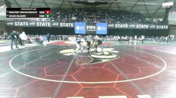 Boys 3A 175 lbs Cons. Round 4 - Adam Baader, Ferndale vs Innocent Ndihokubwayo, Ingraham