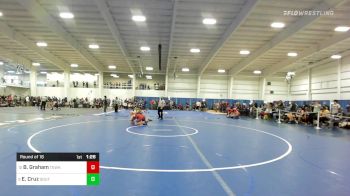 182 lbs Round Of 16 - Brett Graham, Tewksbury vs Evan Cruz, Southwick-Tolland