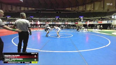 150 lbs Semis & Wb (16 Team) - Mason Calgaro, Canon-McMillan vs Trent Christensen, Great Bridge