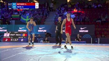 72 kg 1/8 Final - Sergei Kutuzov, Russian Wrestling Federation vs Valentin Petic, Moldova
