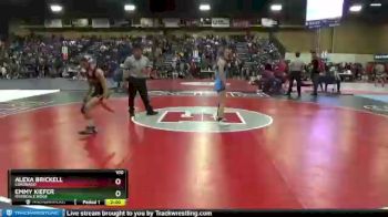 100 lbs Champ. Round 2 - Alexa Brickell, Coronado vs Emmy Kiefer, Riverdale Ridge