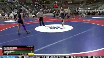 132 lbs Cons. Semi - Alyssa Bridges, Bentonville West vs Malia Kehne, Fayetteville