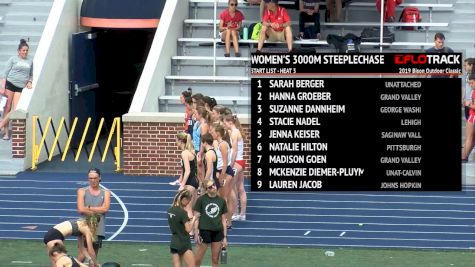 Women's 3k Steeplechase, Heat 3