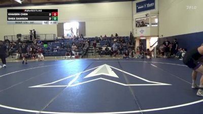 141 lbs Cons. Semi - Shea Dawson, San Francisco State vs Khaisen Chen, San Francisco State