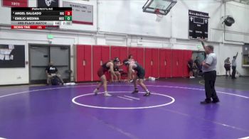 149 lbs 3rd Place Match - Angel Salgado, Victor Valley College vs Emilio Medina, Moorpark CCC