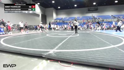 110 lbs 3rd Place - Emmit Fourkiller, Tahlequah Wrestling Club vs Isaiah Waycaster, Wave Wrestling Club (TN)