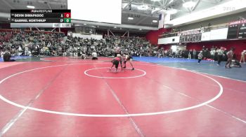 122 lbs Champ. Round 2 - Devin Dimapasoc, James Logan vs Gabriel Northrup, College Park