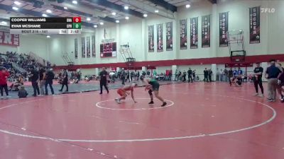 141 lbs Cons. Round 2 - Cooper Williams, Unattached vs Evan McShane, Cal Poly Humboldt