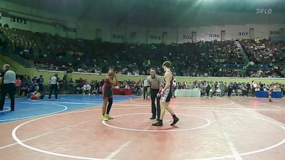 133 lbs Round Of 64 - Asher Davidson, Union vs Keyshawn Brown, Wagoner