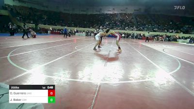 200 lbs Consi Of 16 #2 - Oscar Guerrero, Union vs Jake Baker, Edmond Memorial